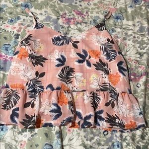 Flowy spaghetti strap tank